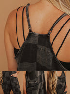 Oversized Plaid Jumpsuit