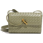Nilma | Elegant Braided Leather Crossbody Bag