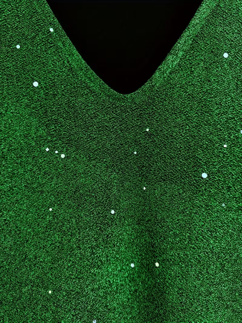 Vestido Midi Con Abundantes Bordados De Abalorios