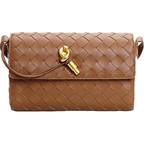 Nilma | Elegant Braided Leather Crossbody Bag