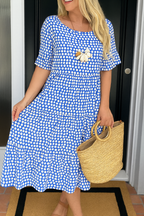 Zerelle | Women's Short Sleeve Midi Dress