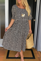 Zerelle | Women's Short Sleeve Midi Dress