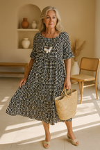 Zerelle | Women's Short Sleeve Midi Dress