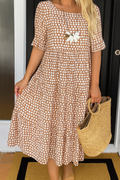 Zerelle | Women's Short Sleeve Midi Dress