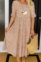 Zerelle | Women's Short Sleeve Midi Dress