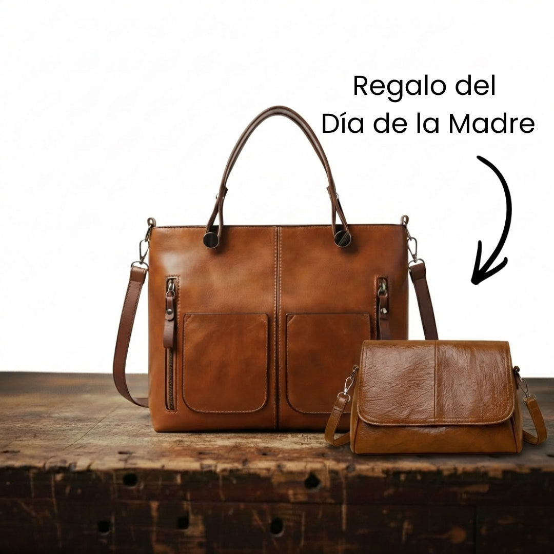 Elegant Maya Handbag + Free Mini Bag