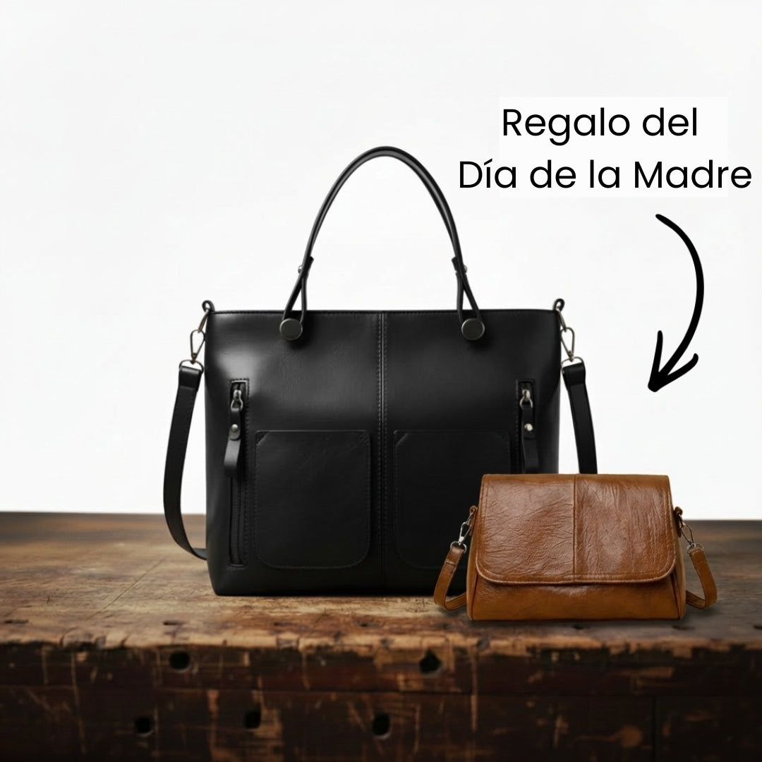 Elegant Maya Handbag + Free Mini Bag
