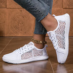 Lace-Up Loafer with Breathable Mesh