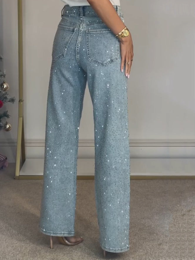 Straight Leg Jean – Light Wash