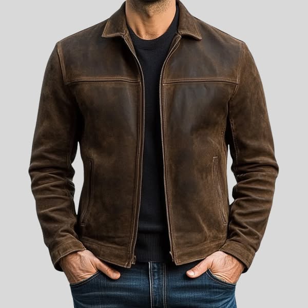 Cruise - Zippered Leather Jacket