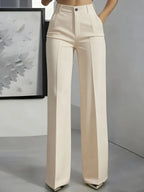 Madona - High-Waisted Elastic Smart Trousers