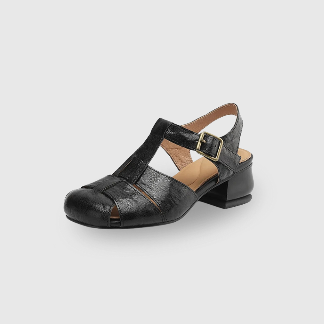 Coralia - Women's Chunky Heel Shoes