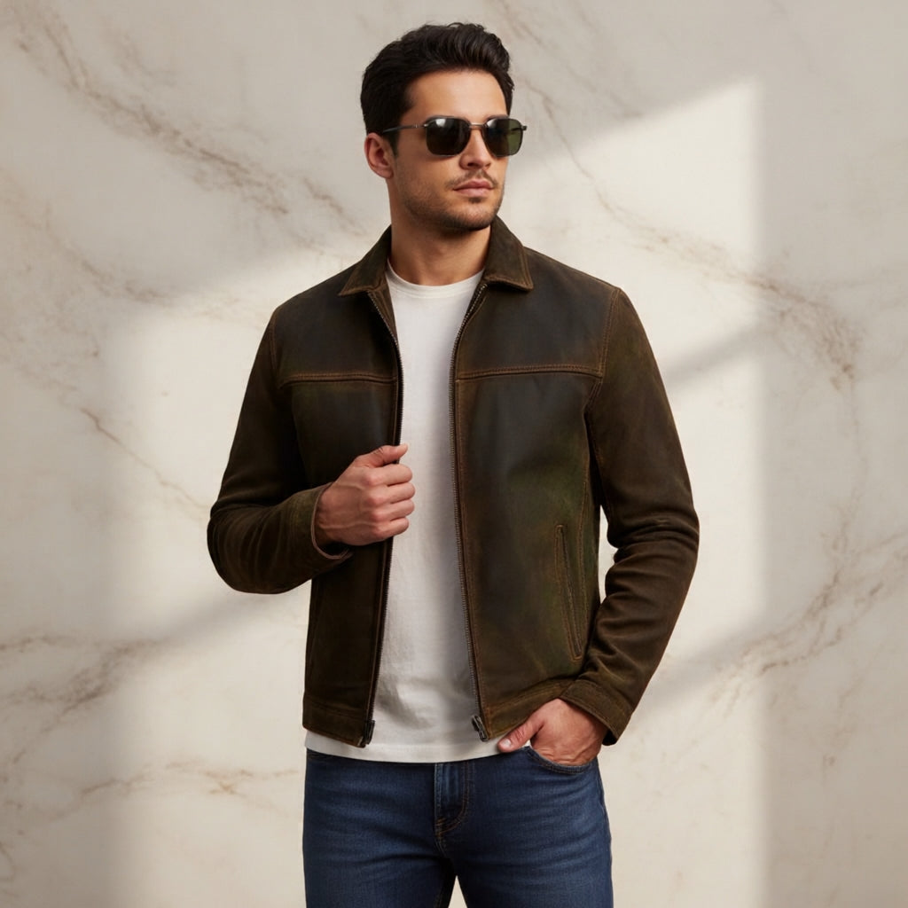 Zipper Jacket + Free Belt