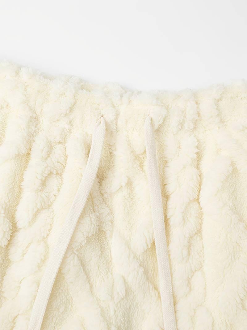 Pantalón Con Estampado Geométrico y Cintura Elástica