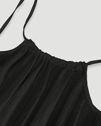 Solid Cami Dress with Open Back