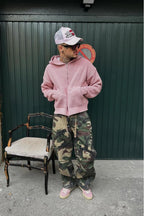 Versatile Cargo Pants with Stars - Amazonas
