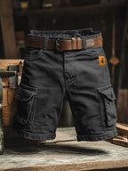Shorts Cargo Multibolsillos "Novak" - Estilo Retro