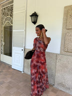 Vestido largo de un hombro - Macarena