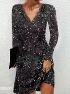Embellished Beaded Midi Dress