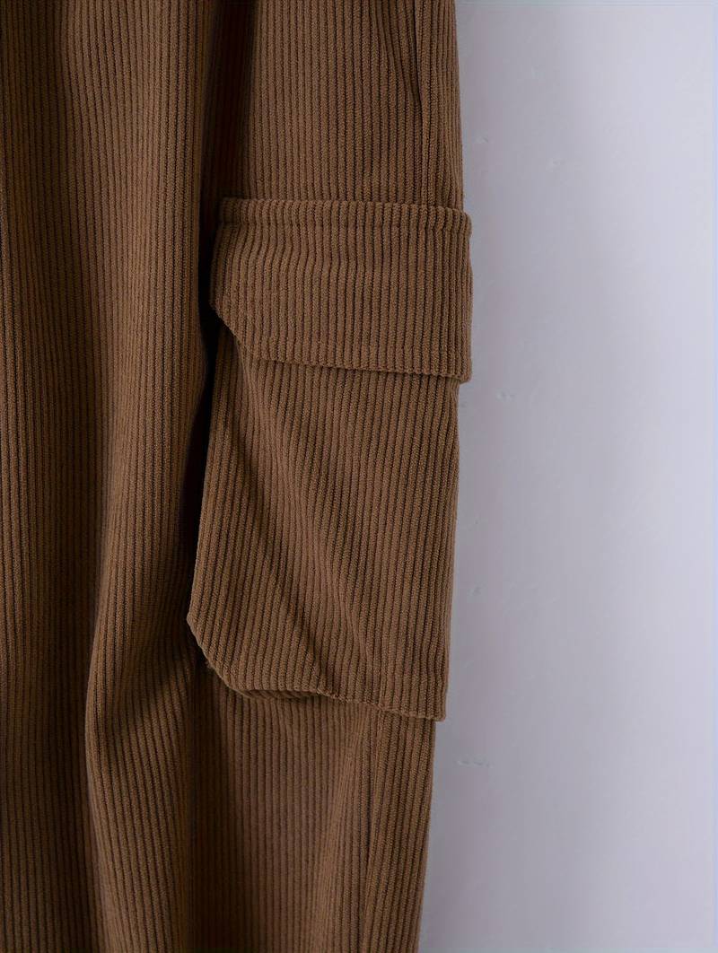 Pantalones Cargo Transpirables Con Cordón en la Cintura