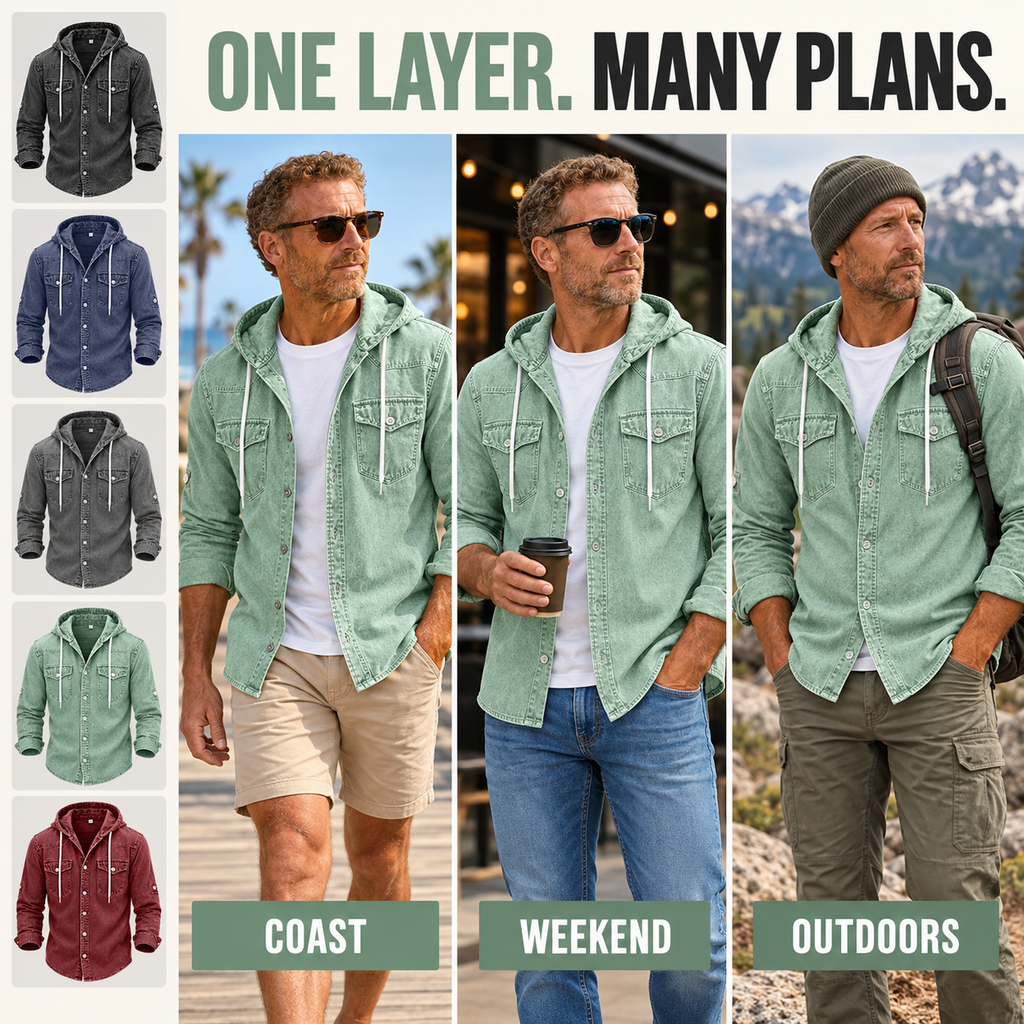 [2x1] Men's Franz Shirt - Today Only