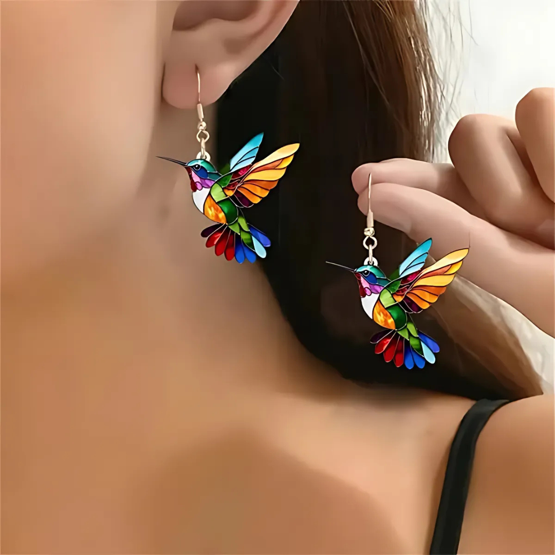 Samantha - Elegante Collar de Colibrí