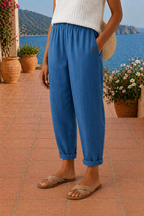 Sienna — Pantalón de Lino Wide Leg