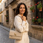Nilma | Elegant Braided Leather Crossbody Bag