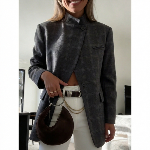 Vintage plaid blazer