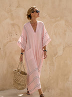 Caftán boho con estampado