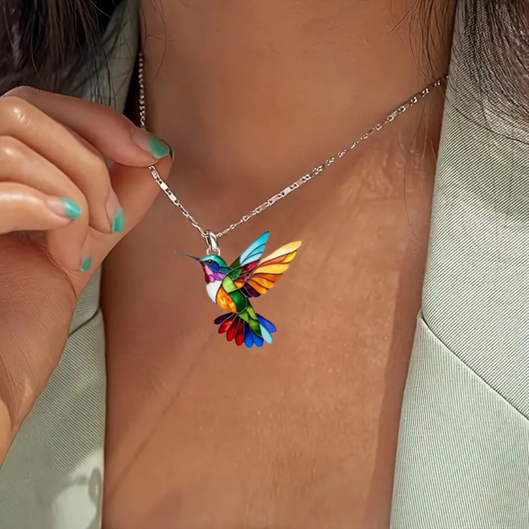 Samantha - Elegante Collar de Colibrí