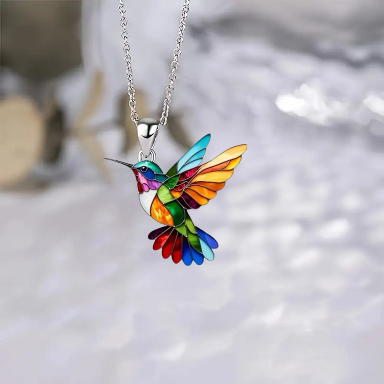 Samantha - Elegante Collar de Colibrí
