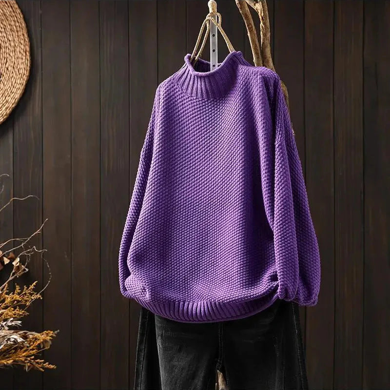 Amara Suéter Cashmere — Morado
