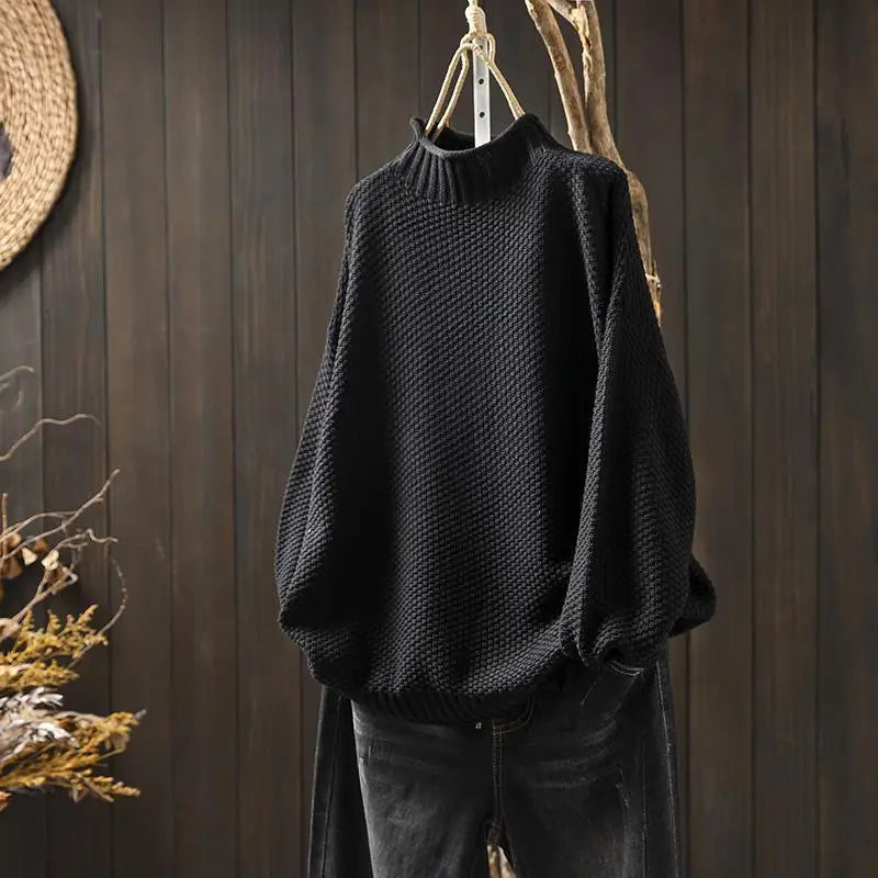 Amara Suéter Cashmere — Negro