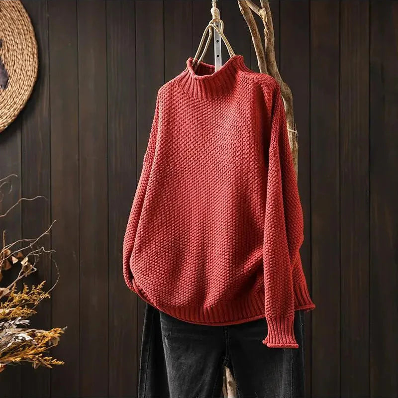 Amara Suéter Cashmere — Rojo