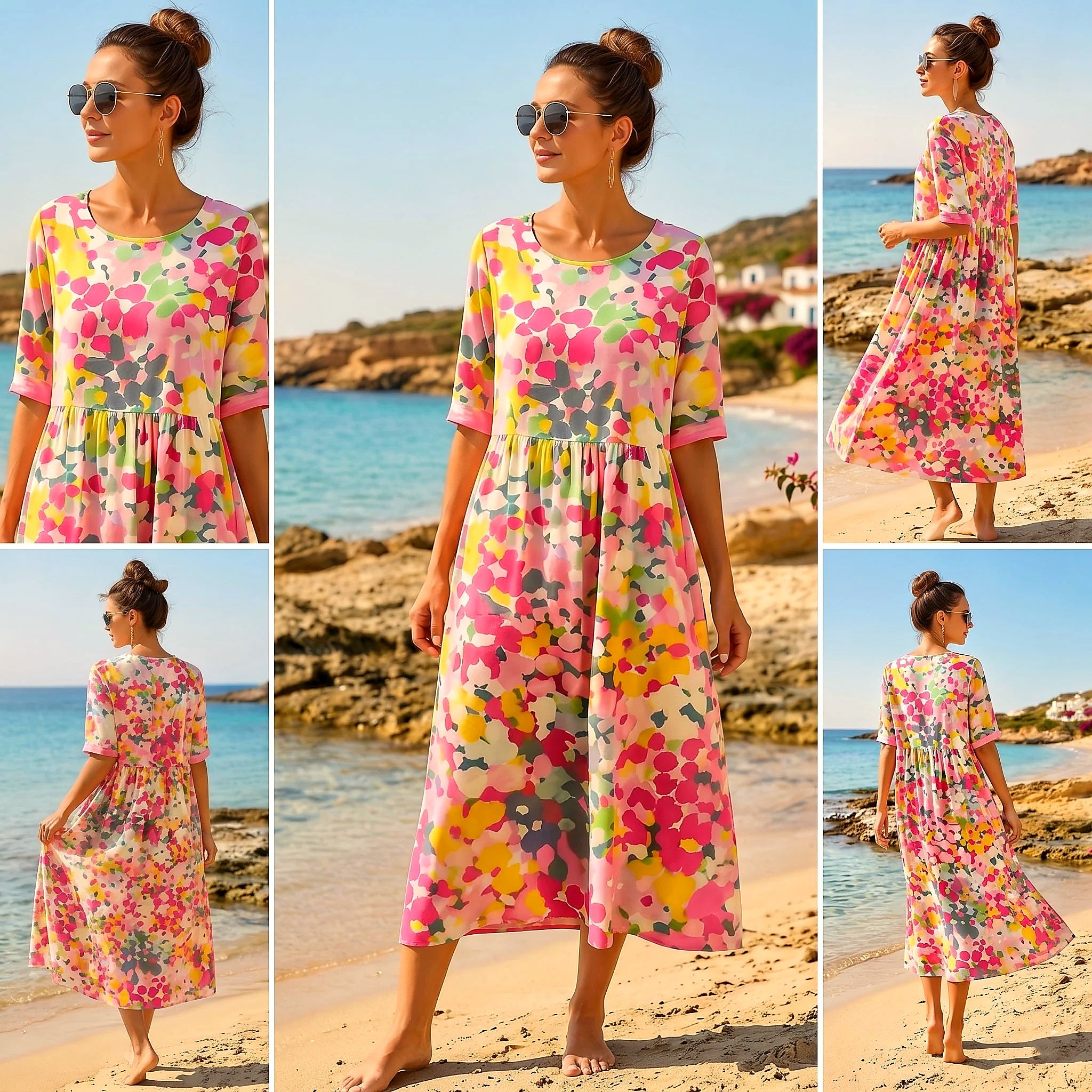 Vestido floreal de verano