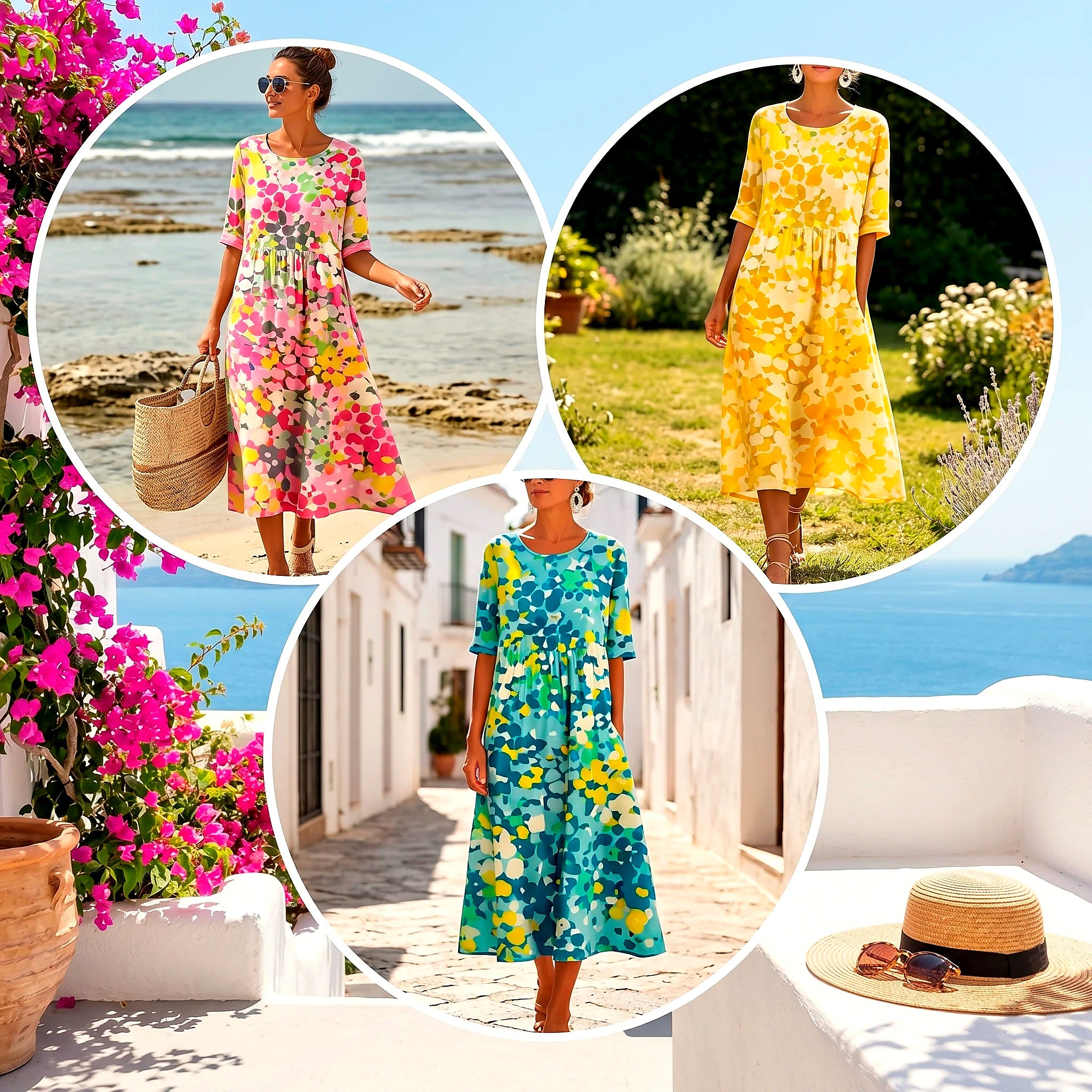 Vestido floreal de verano