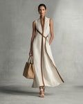 Elira - Sculpted Linen Dress