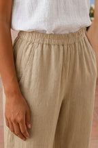 Sienna — Pantalón de Lino "Wide Leg"