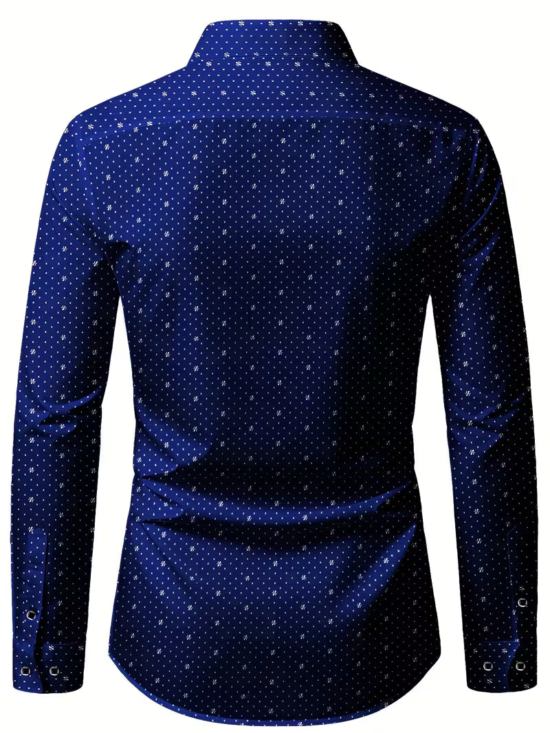 Camisa De Manga Larga Con Botones En La Parte Delantera