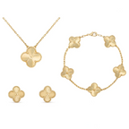 Set Alhambra Vintage: La Elegancia del Trébol (Collar, Pulsera y Aretes)