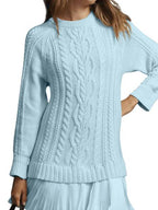 Knitted mini dress with ruffle