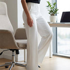 Madona - High-Waisted Elastic Smart Trousers