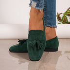Susana - Mocasines Clásicos Con Borlas Sin Cordones