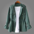 Amelie Overcoat — Verde frontal