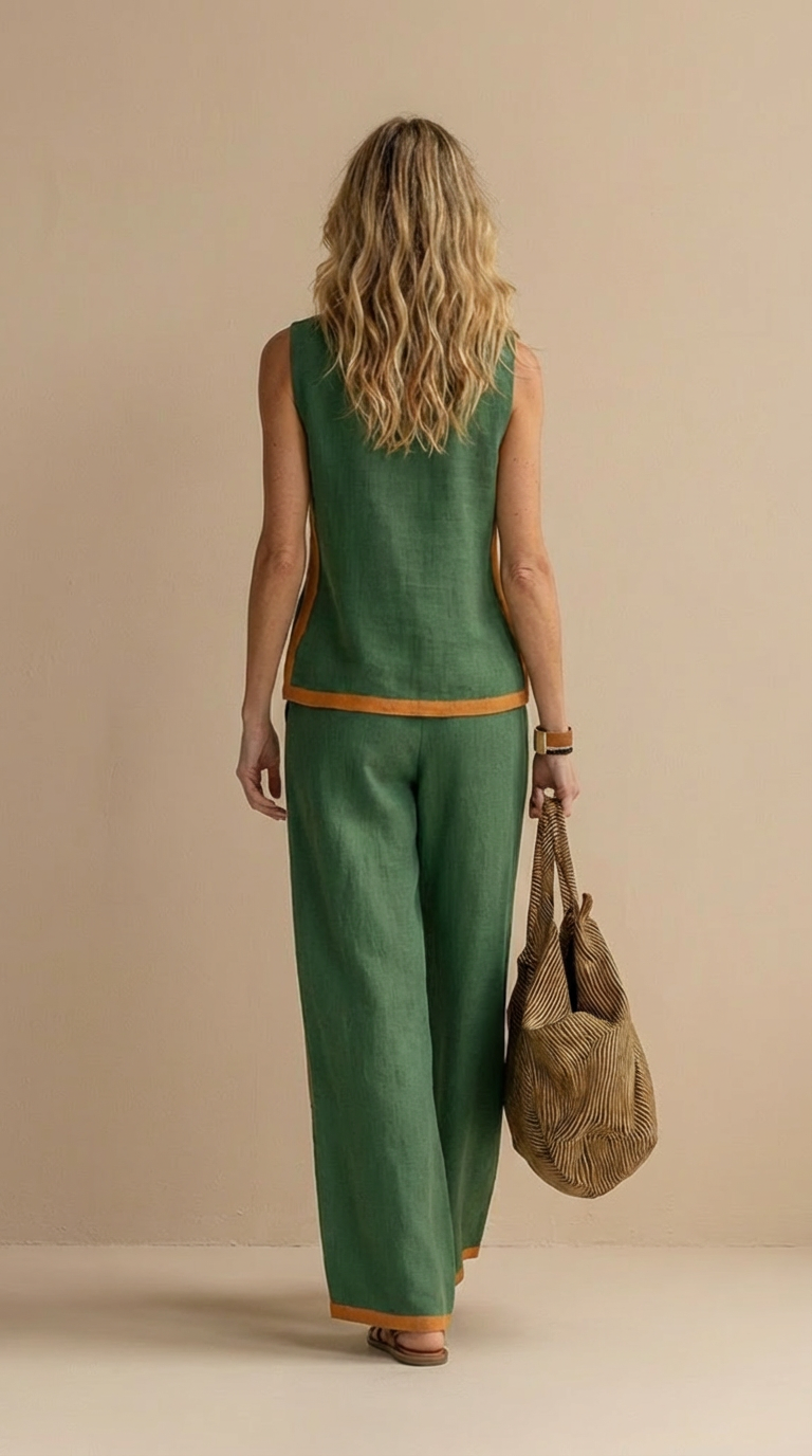 Paula™ - Linen and cotton set