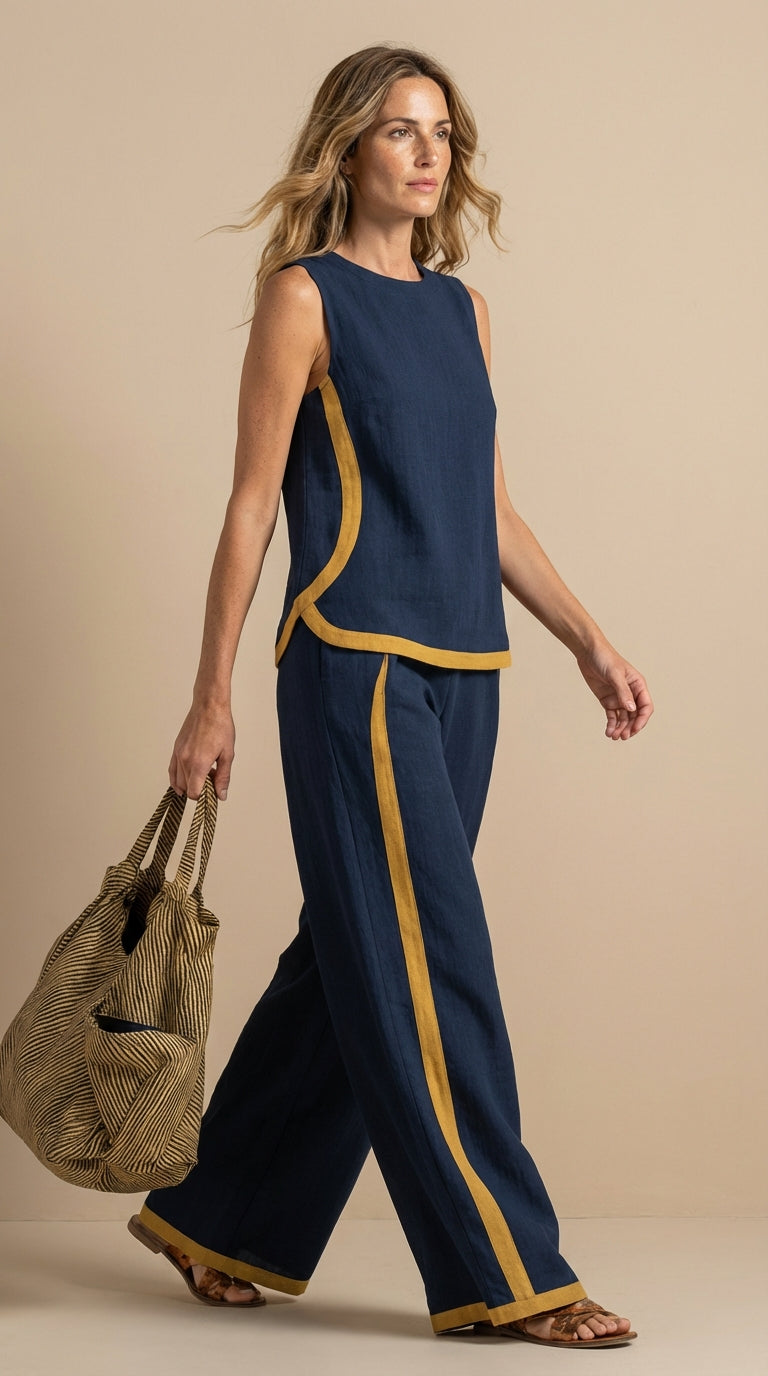 Paula™ - Linen and cotton set