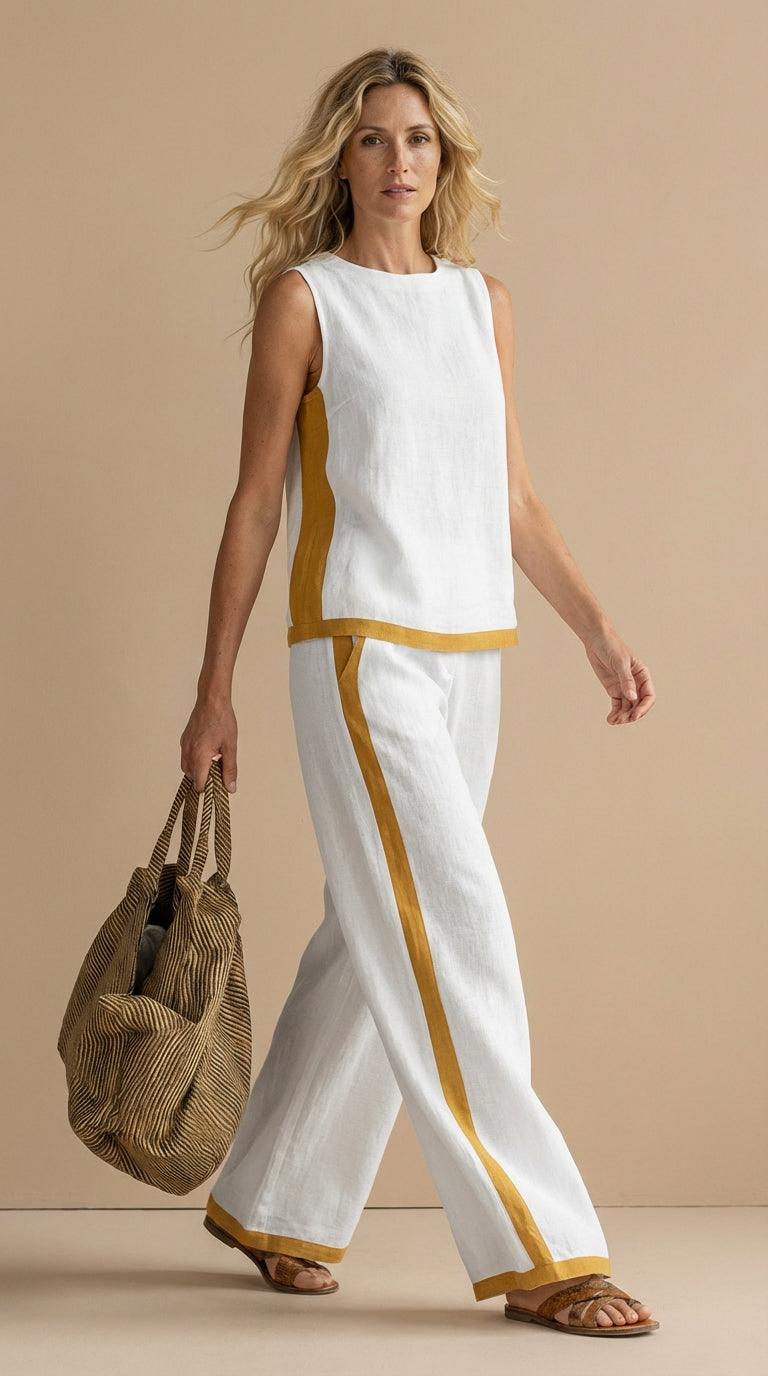 Paula™ - Linen and cotton set