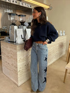 Gaga - Jeans con estrellas