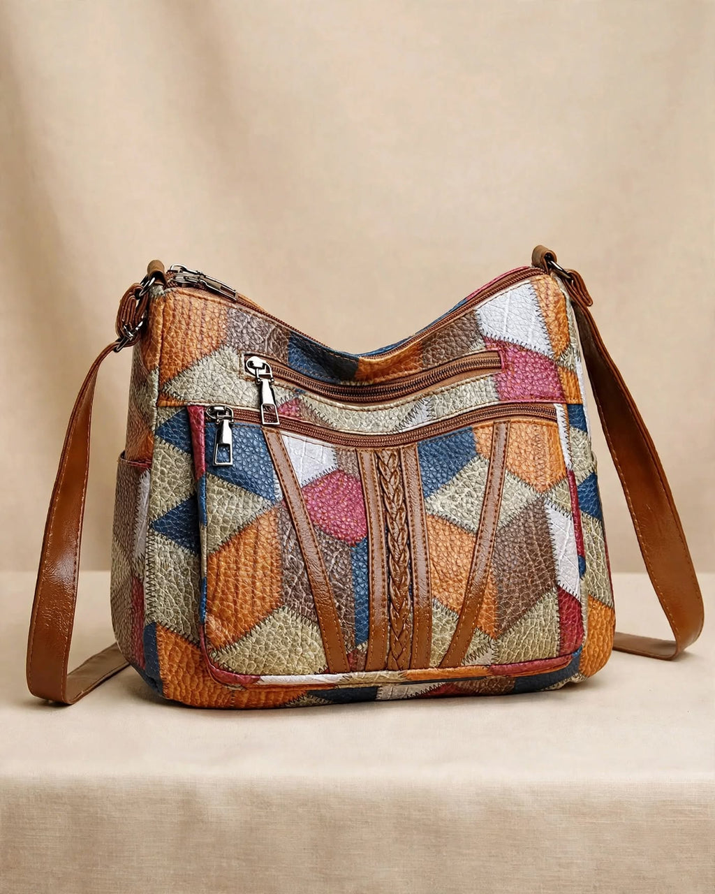 Set Bolsa Cruzada Mosaico + Mini Bolsa Gratis (Edición Limitada)
